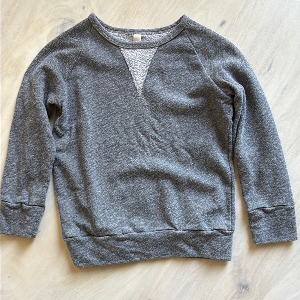 EUC CHILDHOODS CLOTHING PULLOVER CREW SZ 6/7 Sweatshirt ATHLETIC GREY